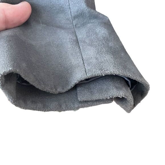 Vintage Christian Dior Gray Suede Jacket Lined Blazer Sports Coat Men's 44S - Picture 14 of 16